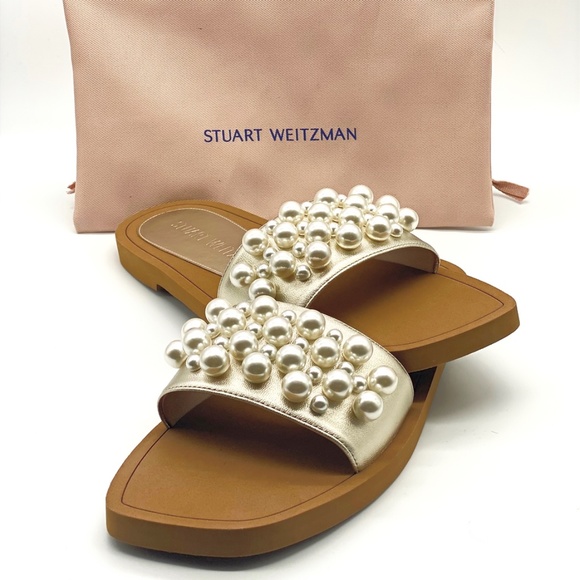 Stuart Weitzman Shoes - Stuart Weitzman Goldie Slide Sandal